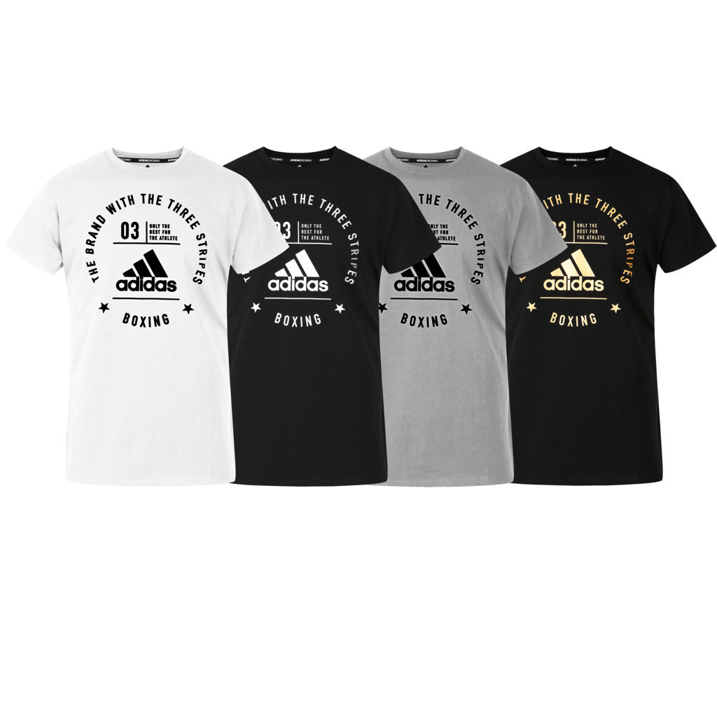 T-SHIRT ADIDAS COMMUNITY CON STAMPA BOXING