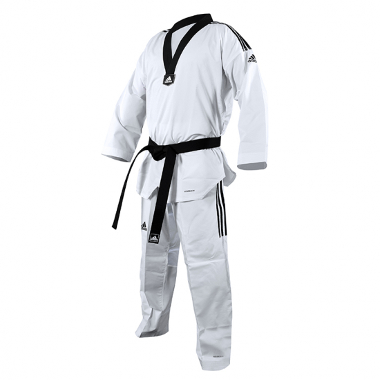 DOBOK TAEKWONDO ADIDAS ADI-FIGHTER ECO CON STRISCE